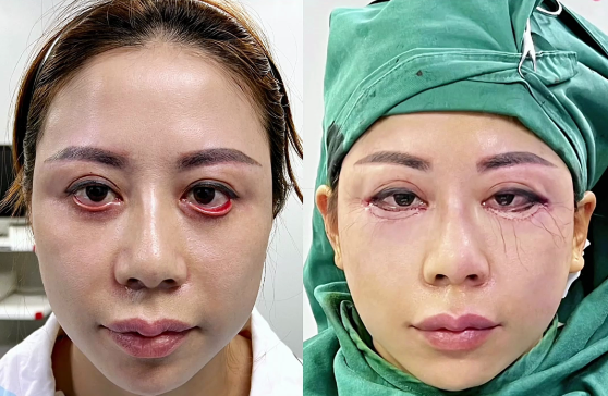 眼袋外翻案例